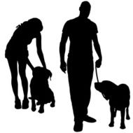 Vector silhouette of poeple N2