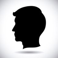 Profile Concept Vector Illustration white background N3