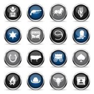 Supergloss Icons - Wild West & Cowboys