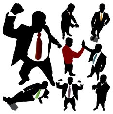 Victorious Businessman From Above Series