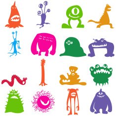 Monsters color N2