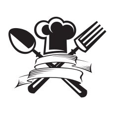 Chef Hat With Spoon And Fork N2