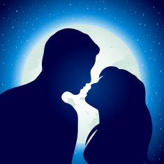 Young man and woman in love N2