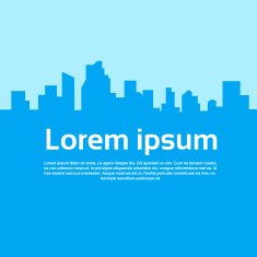 City Skyscraper Silhouette Cityscape Background Skyline