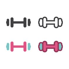 Dumbbell Icon N4