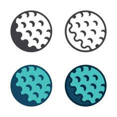 Golf Ball Icon N2