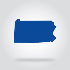 Pennsylvania Blue State Icon