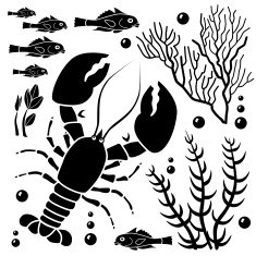 sea life design elements