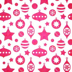 Cute christmas toys seamless pattern