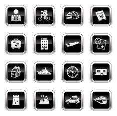 Supergloss Black Icons - Tourism