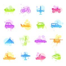 Stains Icons - Transportation