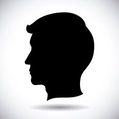 Profile Concept Vector Illustration white background N3