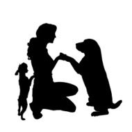 Vector Silhouette Of People N478