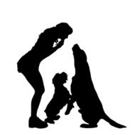 Vector Silhouette Of People N479