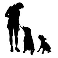 Vector Silhouette Of People N481