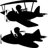 Little Pilots in Planes