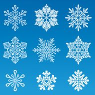 snowflakes set N6