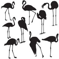 Flamingo Silhouettes N4