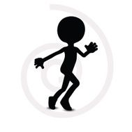 3d man in running pose N2