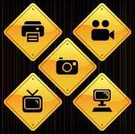 Yellow Signs - Media