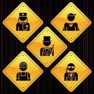 Yellow Signs - Professions N2