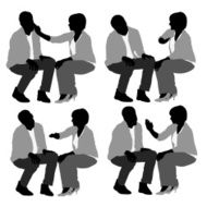 Woman slapping her boyfriend