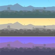 Hills & Trees Background