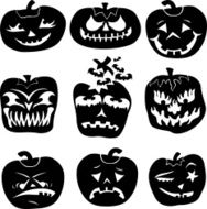Halloween Pumpkin Silhouettes