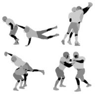 American Football Players N16