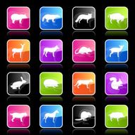 Ubergloss Icons - Wild Animals