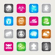 Multicolor Icons - Zombie