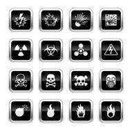 Supergloss Black Icons - Danger