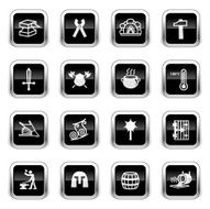 Supergloss Black Icons - Blacksmith