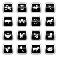 Supergloss Black Icons - Farm