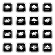 Supergloss Black Icons - Weather
