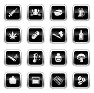 Supergloss Black Icons - Drugs