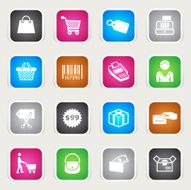 Multicolor Icons - Shopping N2