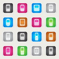 Multicolor Icons - Mobile Devices