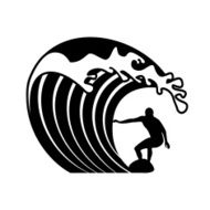 Surfer sign