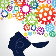 Creative idea Conceptual background