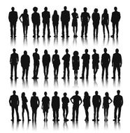 Vector of Group World People Standing N2