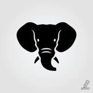 Elephant head icon