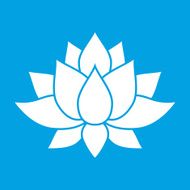Nice lotus flower sign