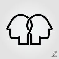 Collaboration symbol icon
