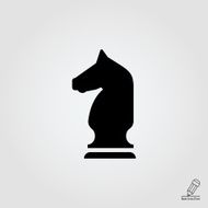 Chess knight icon N4