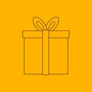 Gift line icon