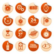Clocks and watches sticker