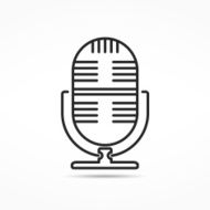 Microphone Line Icon