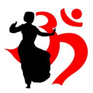 silhouettes indian dancers N3