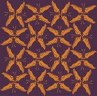 Helloween Pattern With Bats N2